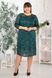 Платье Коктейльное гипюр изумруд, Изумруд, 58-60