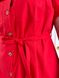 Сукня Сорочка Камелія червона, Червоний, 62-64
