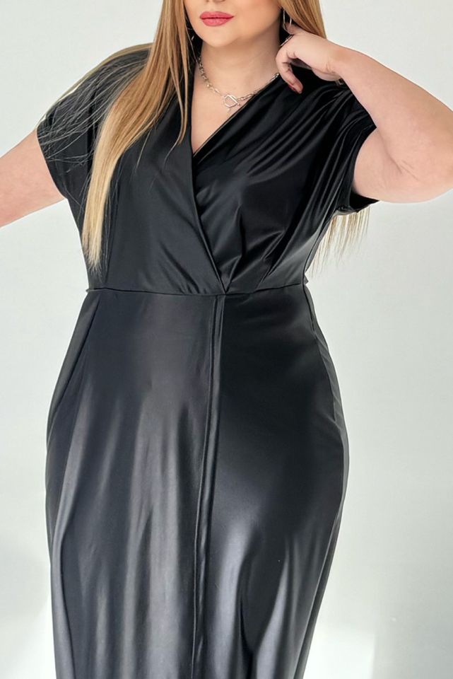 Платье Сильвер черная, Черный, 50-52