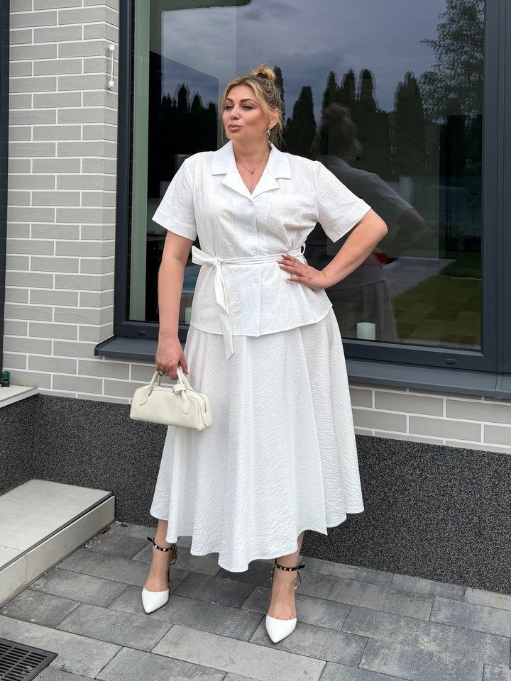Спідниця Донна молоко , Молоко, 50-54