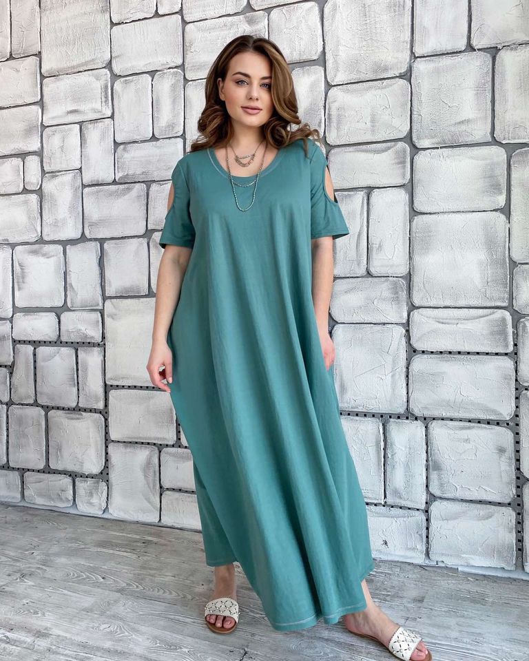 Платье Сафари мята, Мята, 54-56